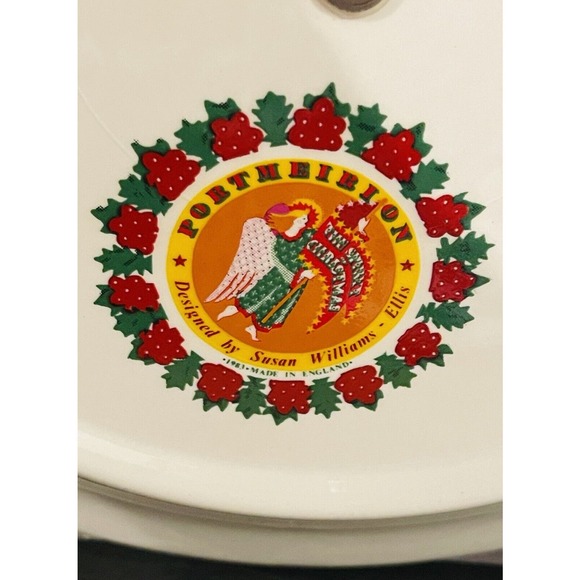 Portmeirion Spirit Of Christmas 1983 2 Tiered Serving Tray Susan Williams Ellis - Picture 6 of 6